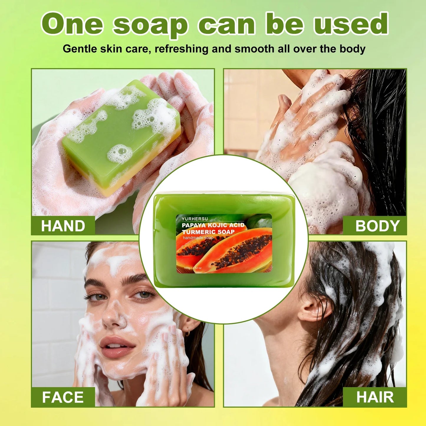 Papaya Essential Oil Handmade Soap – Brightening & Hydrating