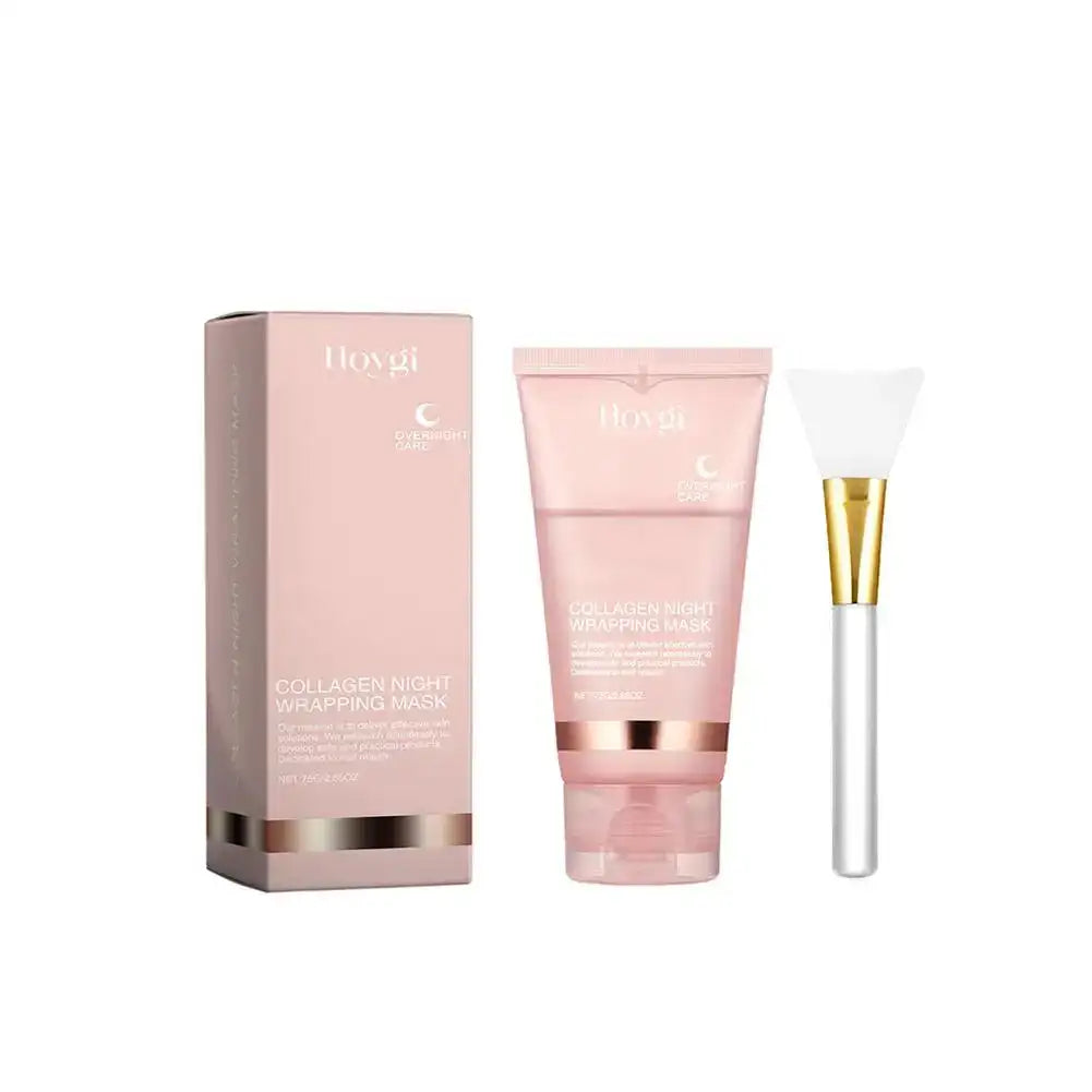 Hydrolyzed Collagen Overnight Facial Mask – 75g Skin Care Peaceful Pleasures Health and Wellness B