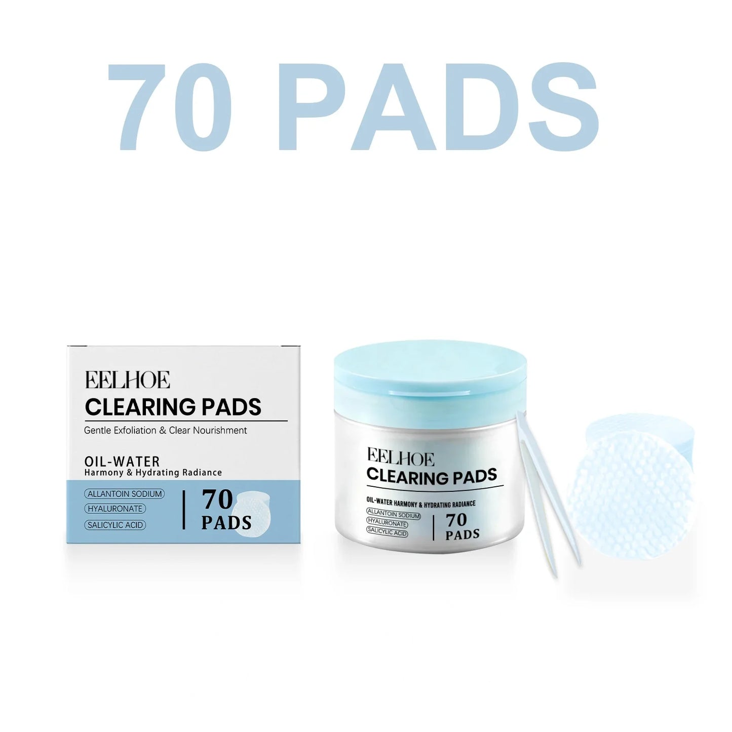 Eelhoe Salicylic Acid Clearing Pads – Exfoliating Toner Pads