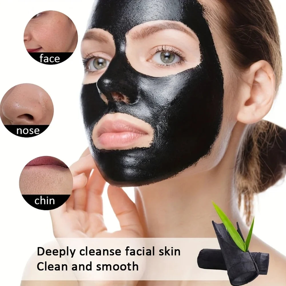 Black Peel Off Mask – Bamboo Charcoal Blackhead Remover 60g Peel Off Face Mask Peaceful Pleasures Health and Wellness
