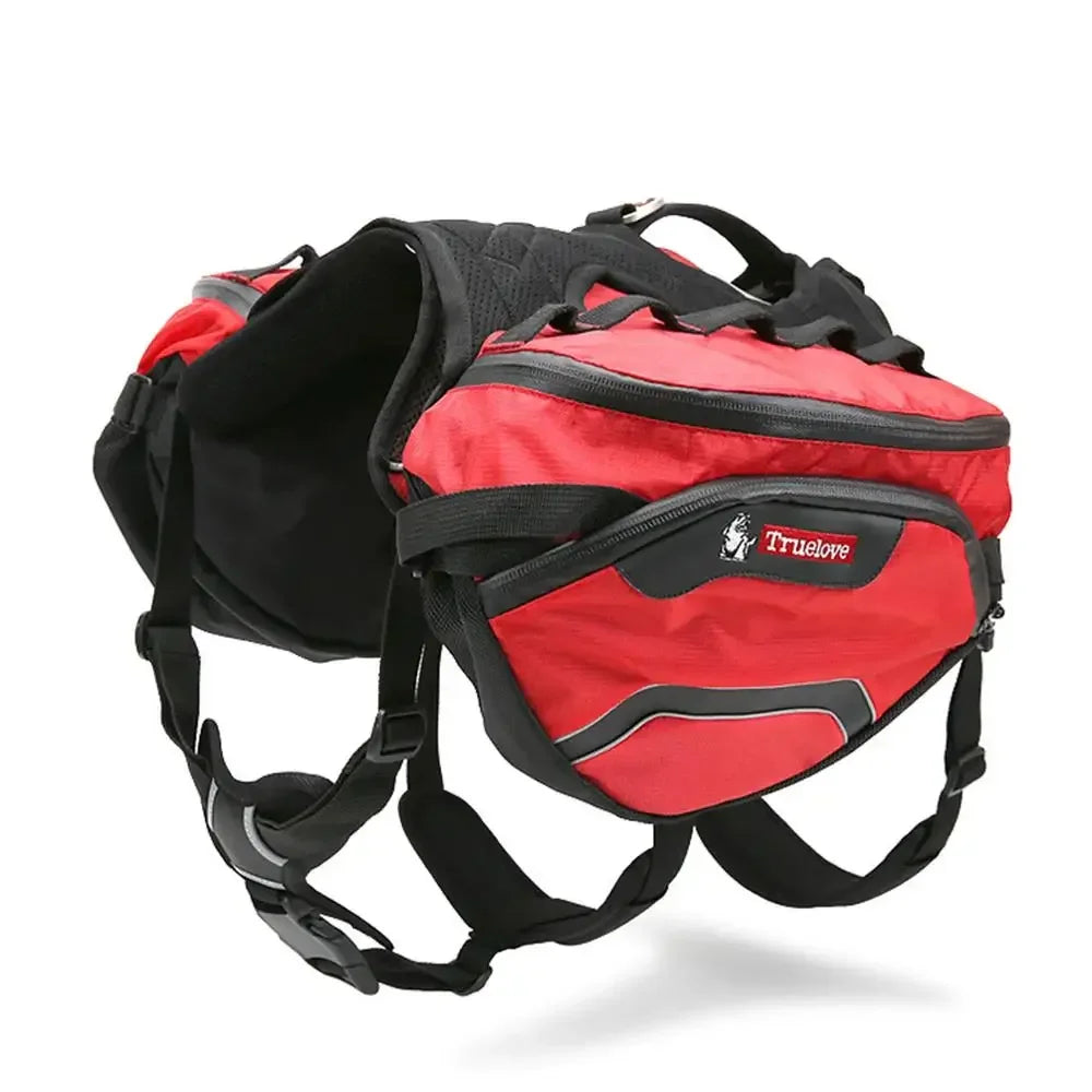 Truelove Pet Backpack Carrier Harness and Bag Space Waterproof Detachable Large Two Used for Outdoor Walking Hiking TLB2051 Peaceful Pleasures Health and Wellness Red L Russian Federation