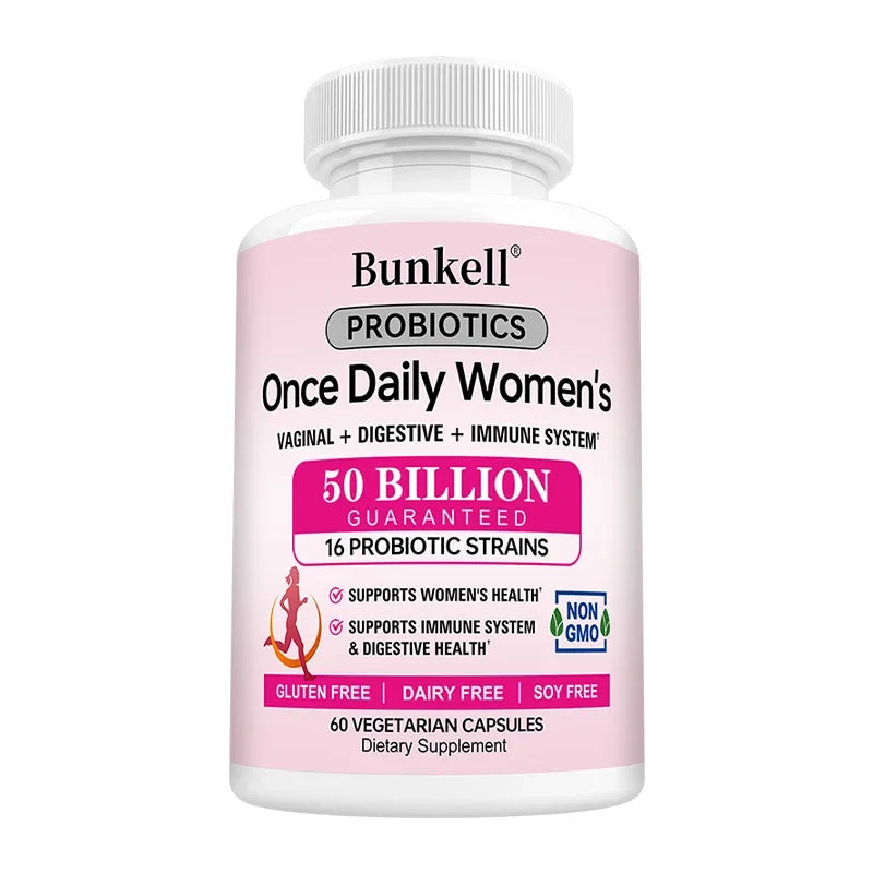 Women's Probiotic 50B CFU - Gut, Vaginal, Urinary & Immune Health Support, Promotes Nutrient Digestive Function & Overall Health Peaceful Pleasures Health and Wellness 60 count-1 bottle