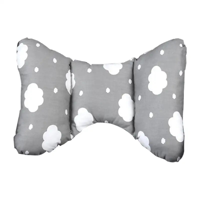 Infant Neck Support Pillow – Breathable Cotton Stroller & Car