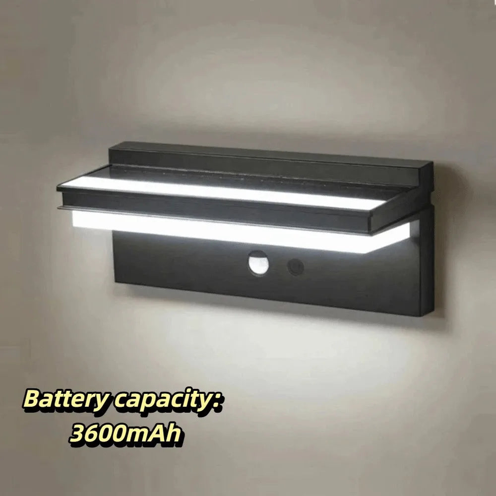 Solar Motion Sensor Outdoor Wall Light | Waterproof