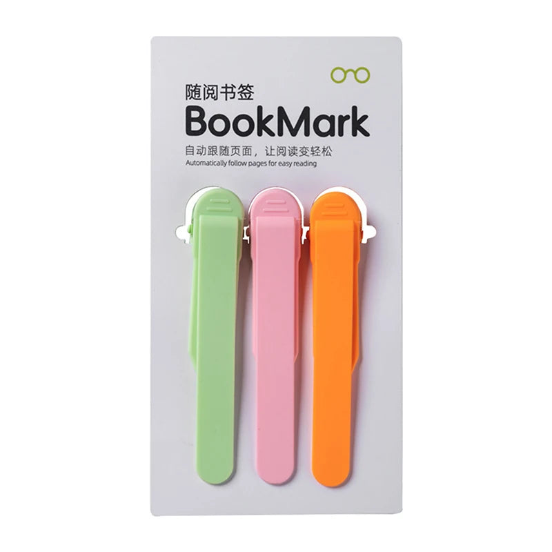 Silicone Bookmarks for Readers – 1 or 3 Pack | Book Clips