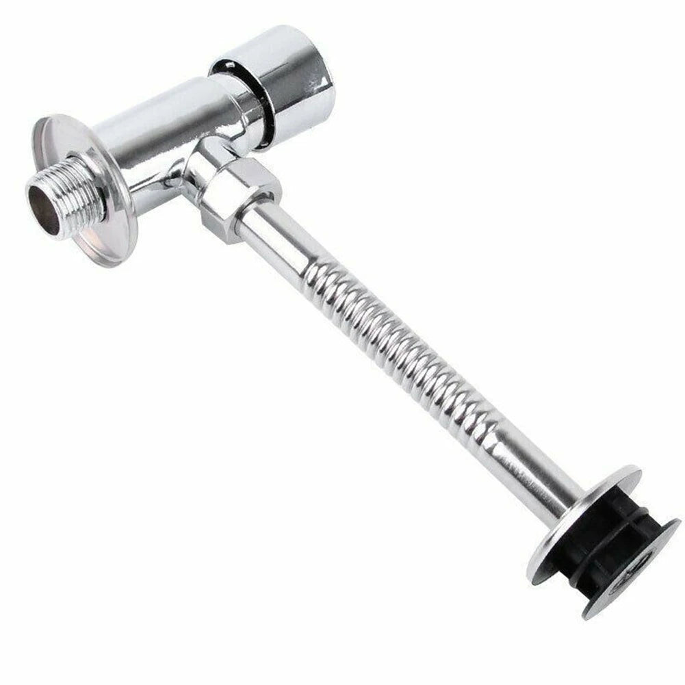 Hand Press Urinal Flush Valve Button Manual Delay Automatic Shutoff