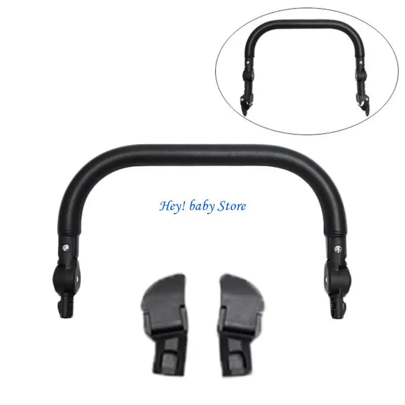 Universal Stroller Bumper Bar | PU Armrest & Legrest for Prams