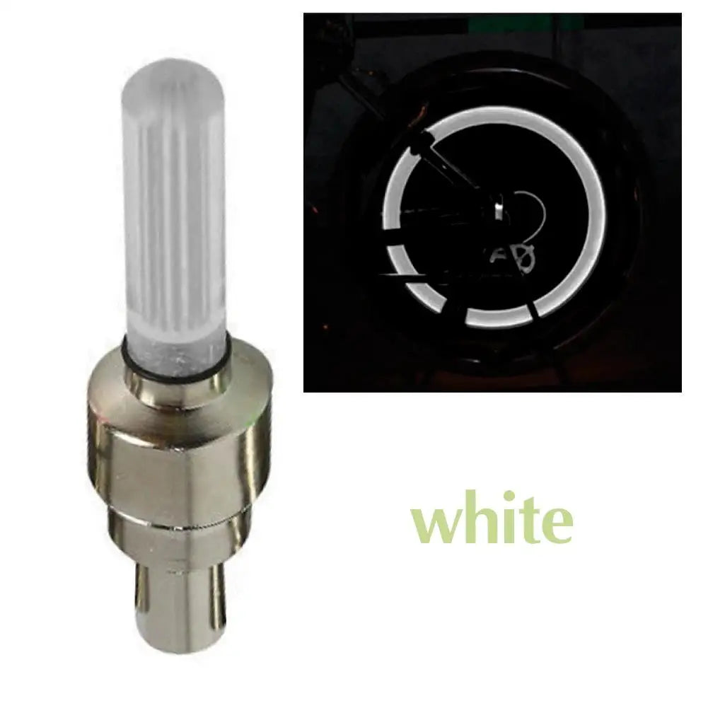 Neon Bike Spoke LED Light | Tire Valve Cap Wheel Light