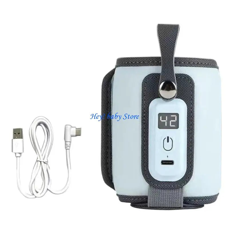 Portable USB Baby Bottle Warmer | 5-Gear Temperature Control