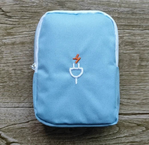 Travel Electronics Organizer Bag – Cables, Power Bank & Earphones