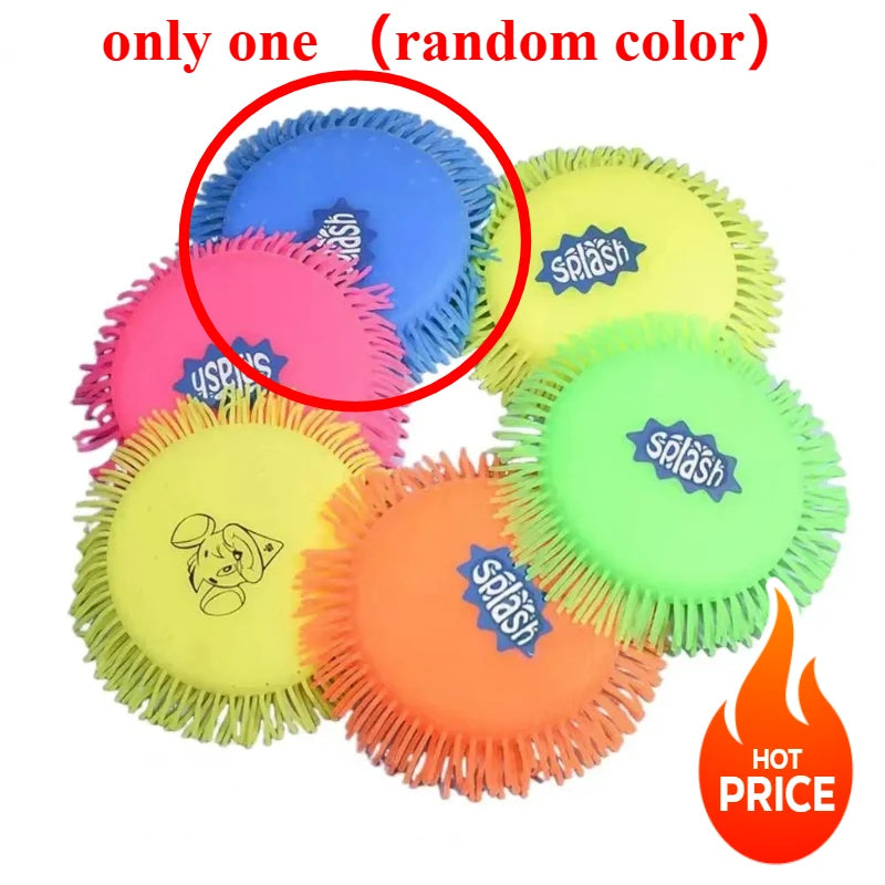 Water Flying Disc for Kids – Soft Splash Pool & Beach Toy