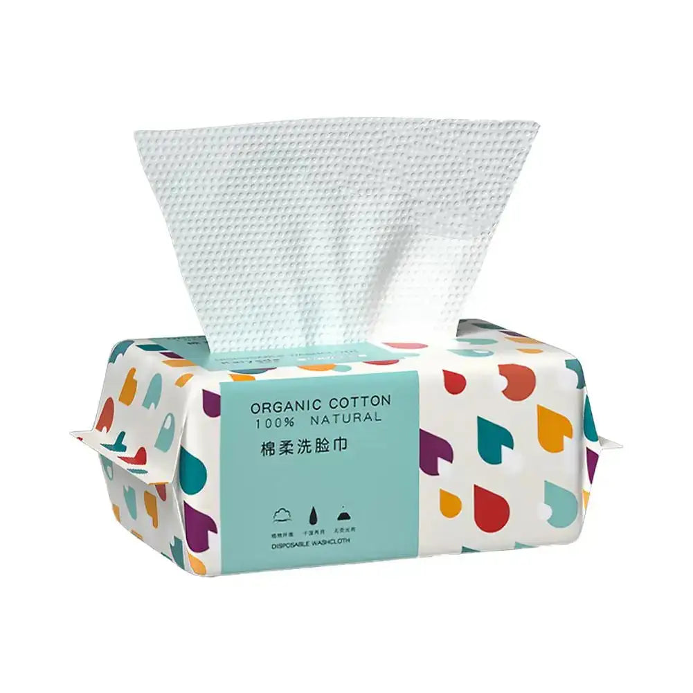 Soft Cotton Disposable Face Towels for Skincare (100 ct) Skincare Peaceful Pleasures Health and Wellness S-15x20cm
