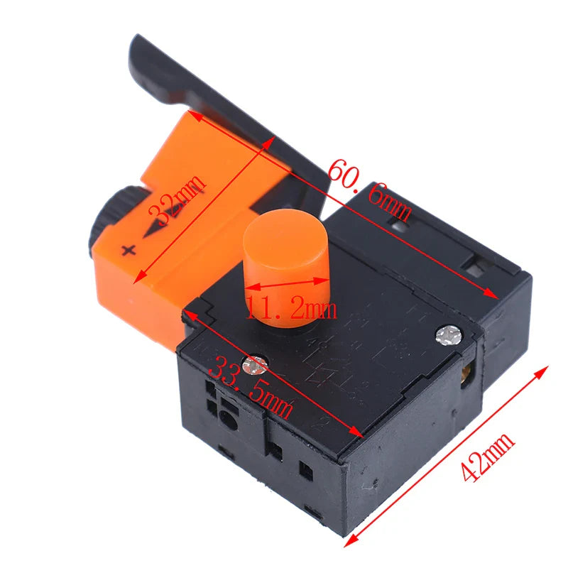 FA2/61BEK Electric Drill Speed Control Trigger Switch 220V 6A