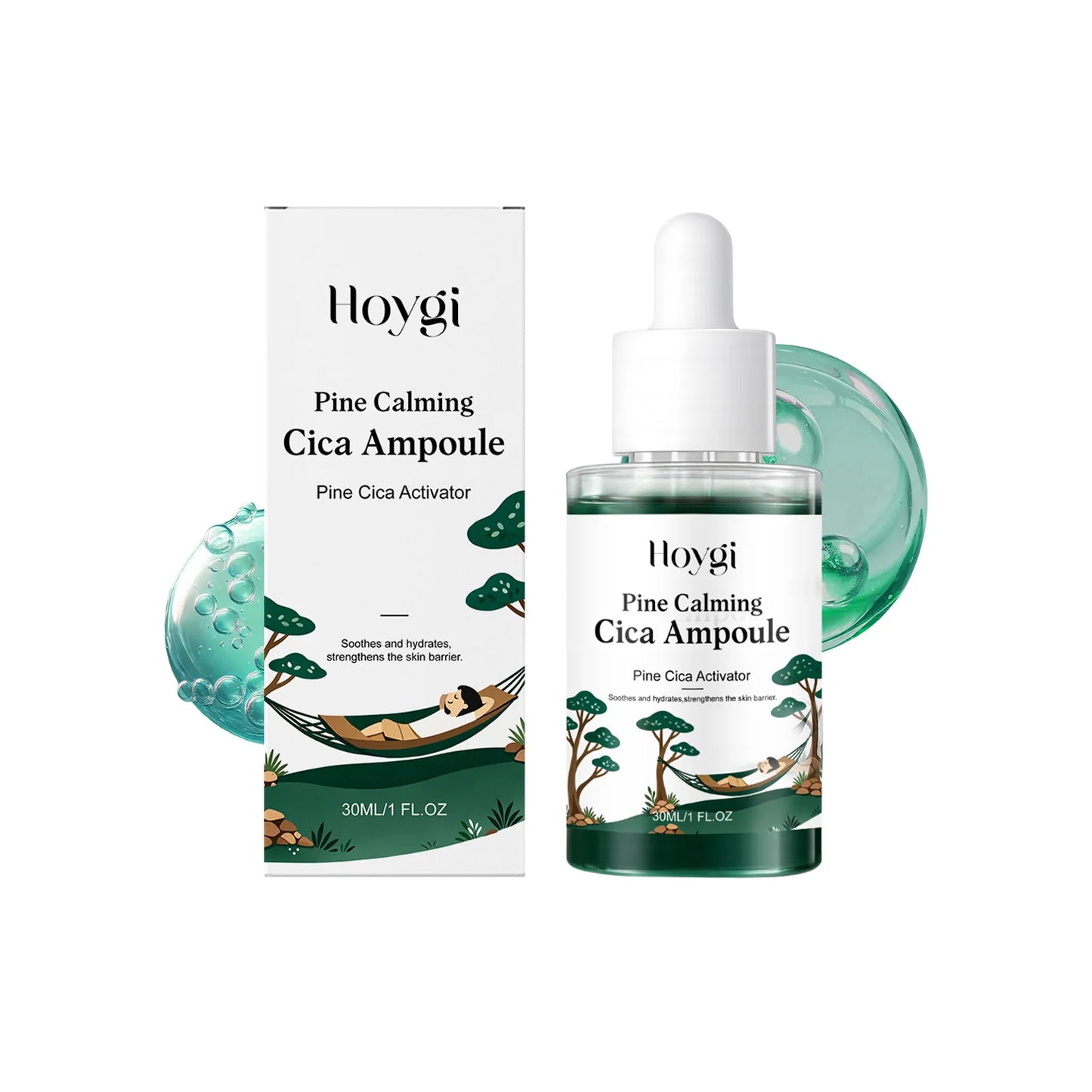 Pine Cica Ampoule Serum – Hyaluronic Acid & Centella Asiatica