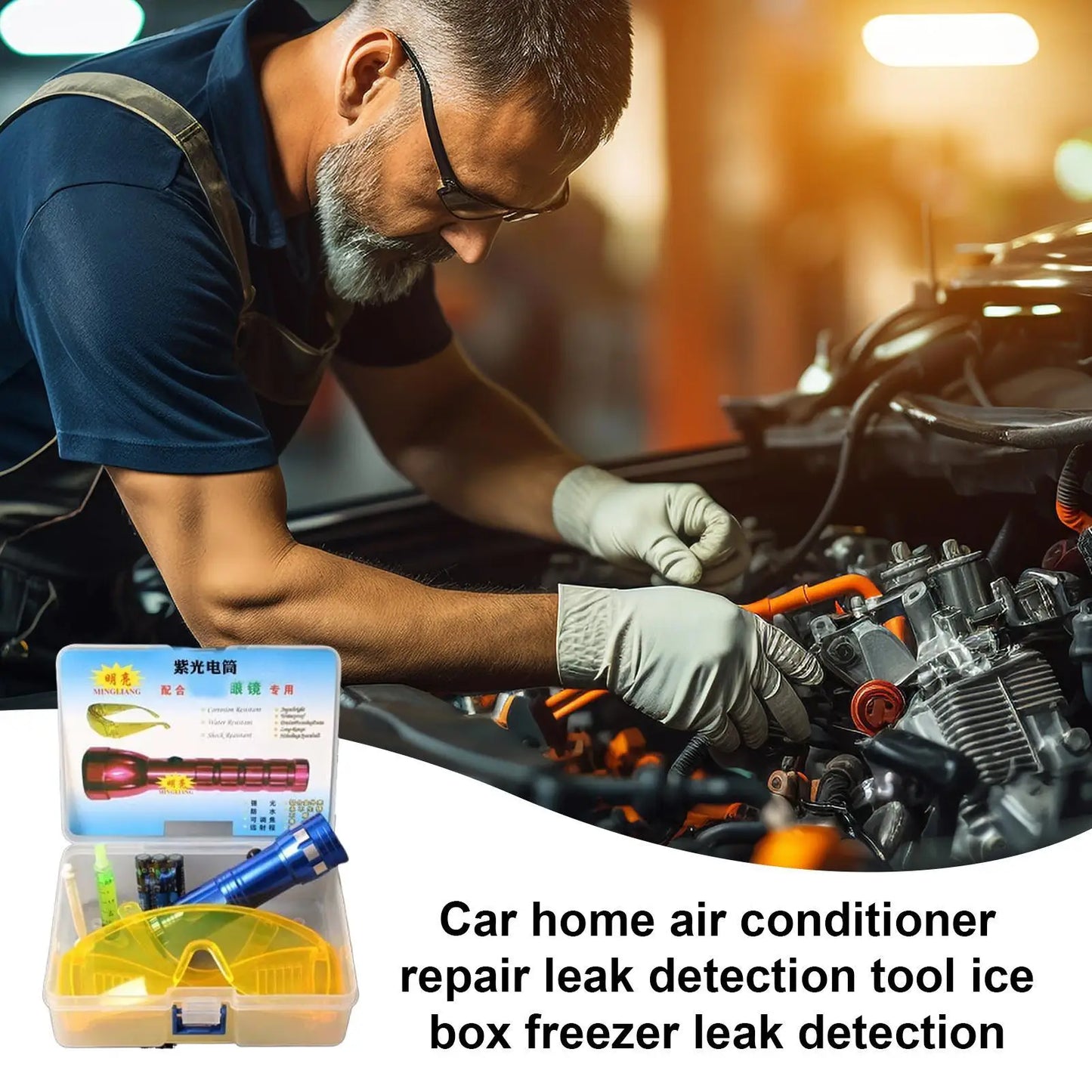 Car AC UV Fluorescent Leak Detection Kit – Auto & Home