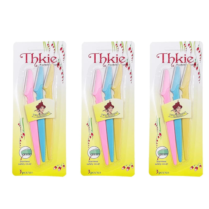 Women's Eyebrow Razor & Face Hair Trimmer Set with Covers