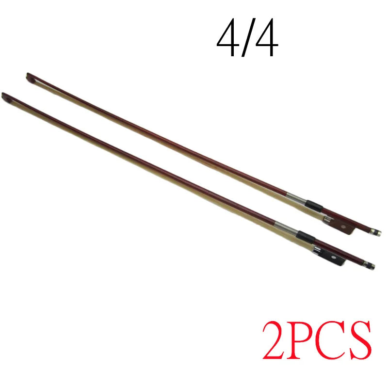 Violin Bow Violin Player Learner Violin Accessories Musical Instruments Suitable For Violin Shops Kids Beginners Music Schools Peaceful Pleasures Health and Wellness 2PCS 4 4