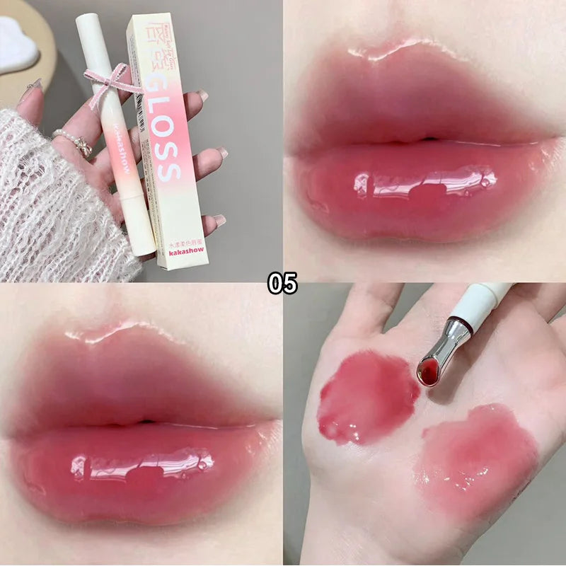 Kakashow Mirror Watery Jelly Lip Gloss | Moisturizing Lip Tint