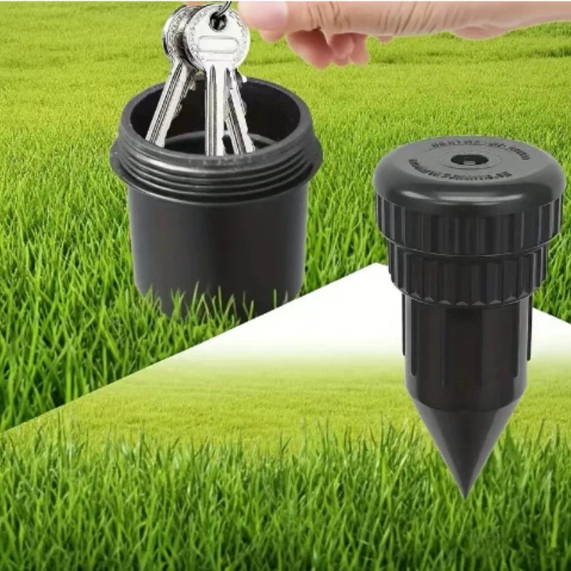 Garden Key Hider Realistic Underground Watering Can Safe No Battery