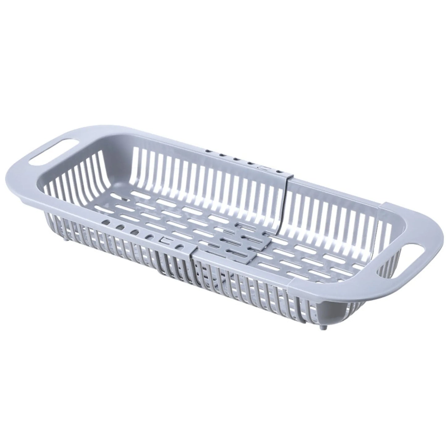 Adjustable Telescopic Sink Drain Rack & Vegetable Basket