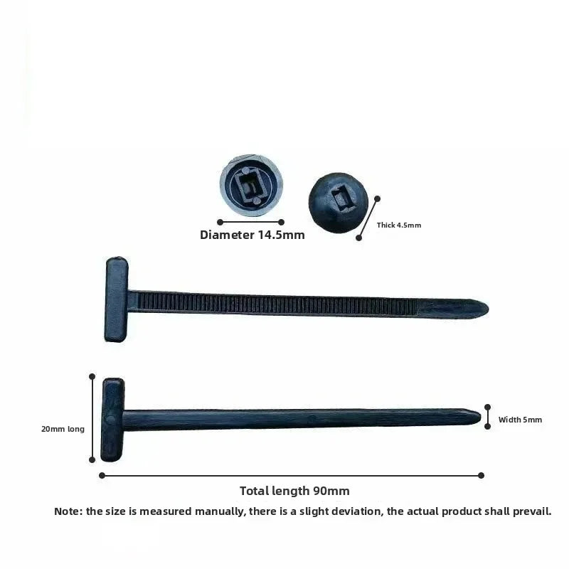 Heavy Duty UV Resistant Self-Locking Nylon Zip Tie Buckles