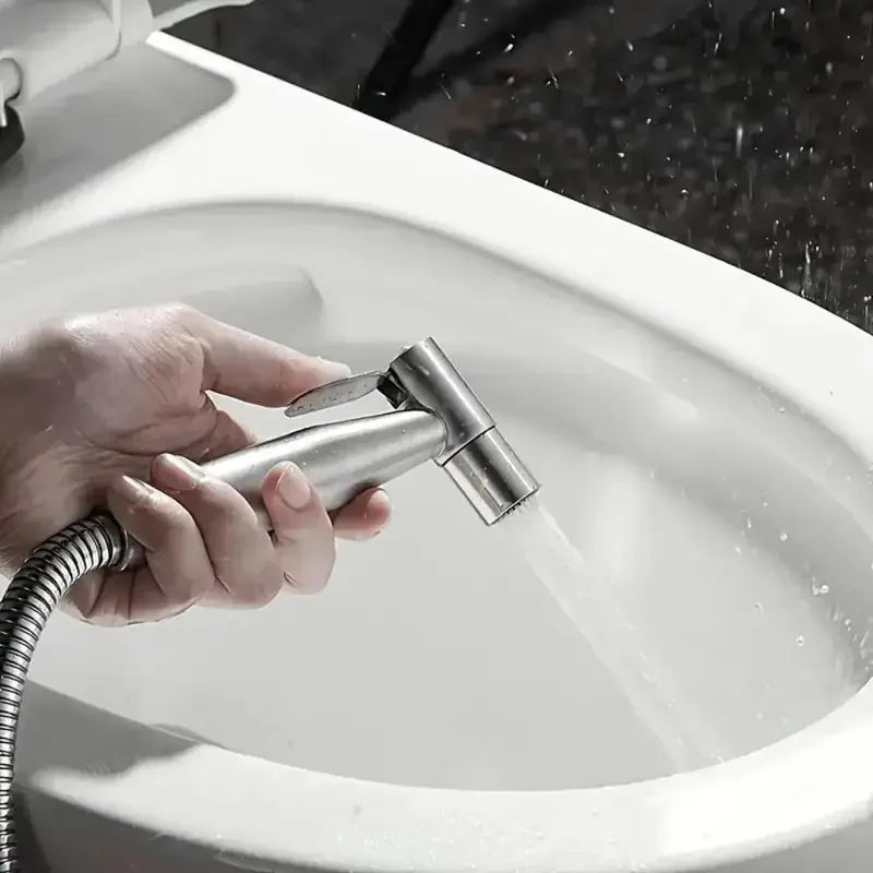 3-Piece Stainless Steel Handheld Bidet Sprayer Set