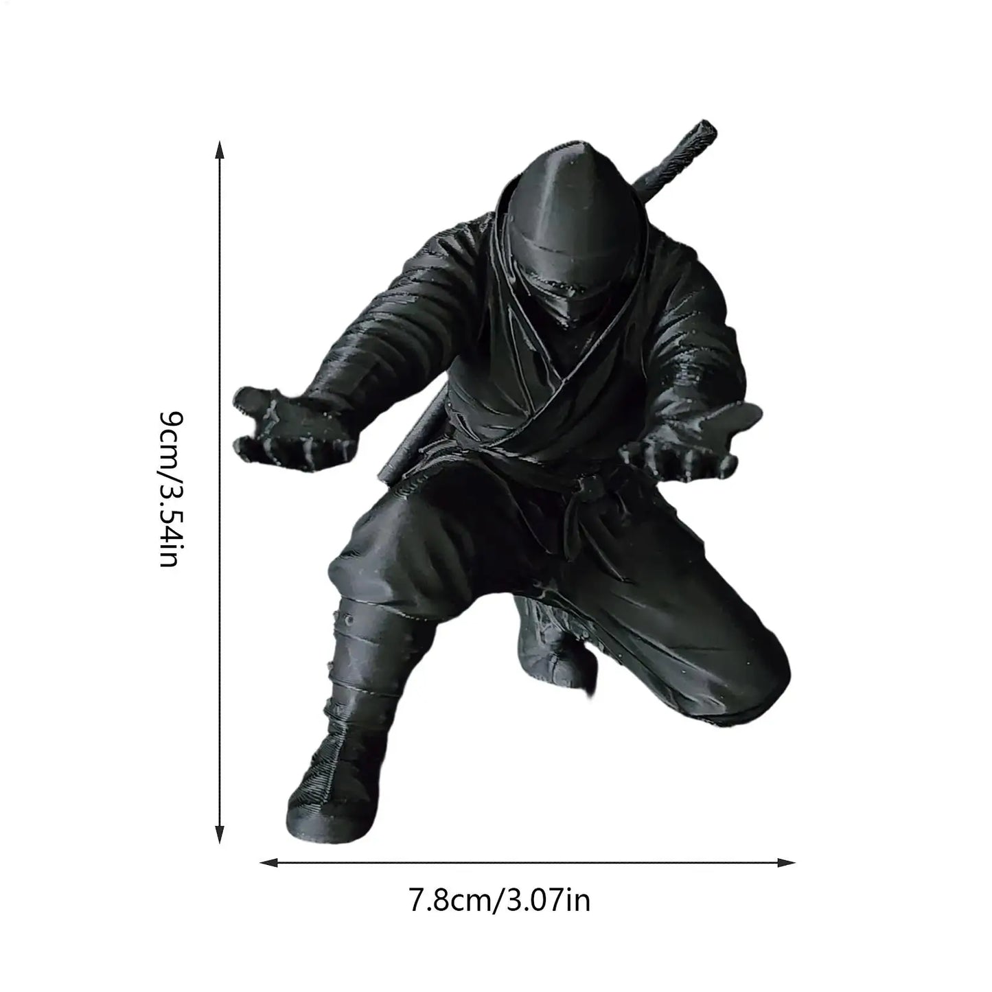 Cool Ninja Pen Holder | 3D Printed Desktop Organizer Gift Desktop Pen Holder Peaceful Pleasures Health and Wellness