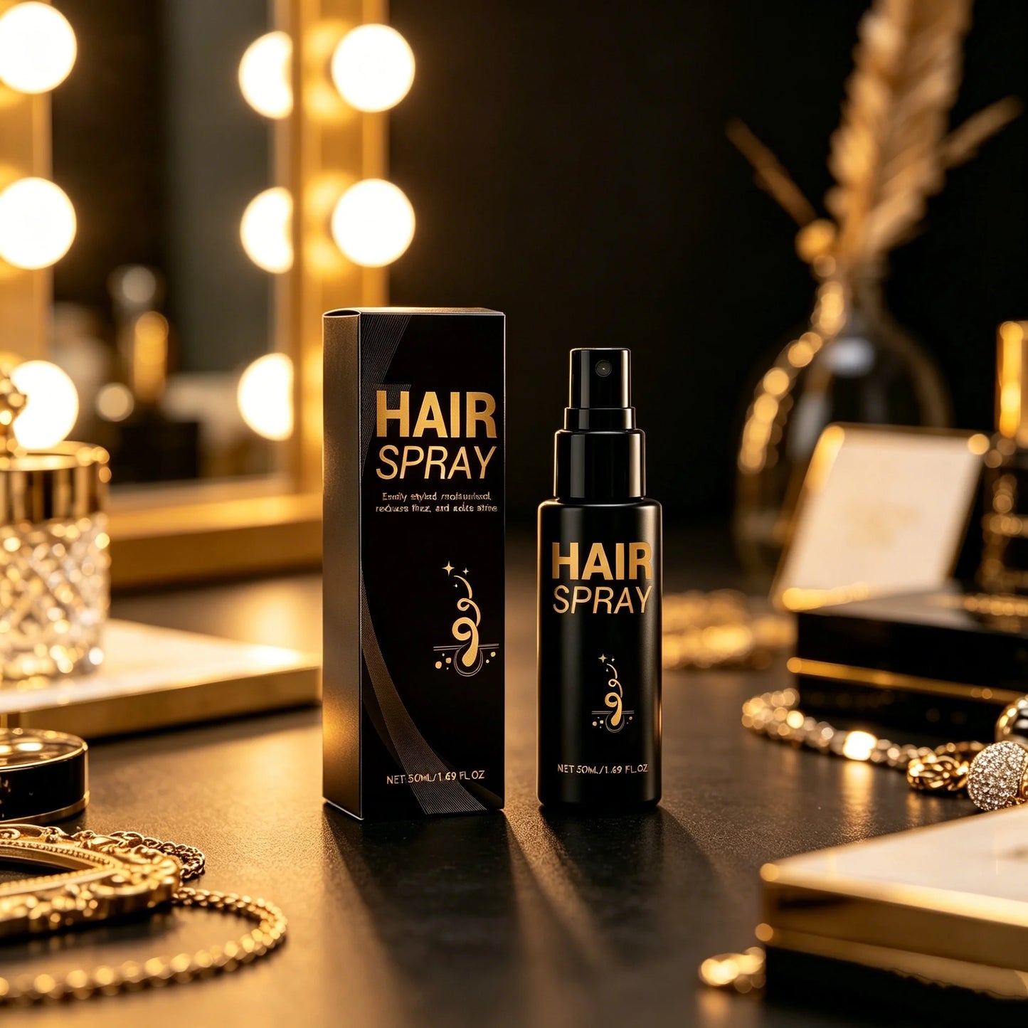 Edge Control Hair Spray – Frizz Smoothing Texturizer, 50ml