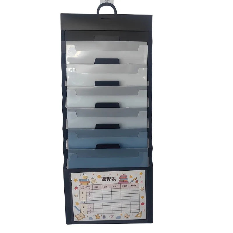 A4 Gradient 6-Pocket Expandable File Folder | Document Organizer