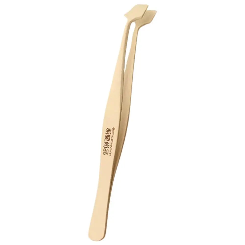Anti-Stick False Eyelash Tweezers | 45° Applicator Tool Eyelash Applicator Tool Peaceful Pleasures Health and Wellness white