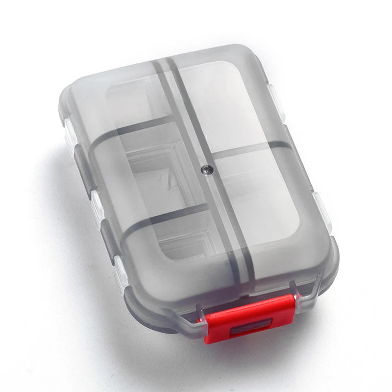 Pill Box Case 7 Day Weekly Medicine Storage Box Double Row 14grid Tablte Dispenser Organizer Open Lid First-Aid Kit Container Peaceful Pleasures Health and Wellness Type 3