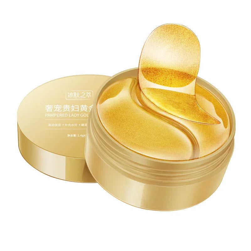 Gold Eye Patches 60pc – Collagen & Hyaluronic Acid Moisturizing