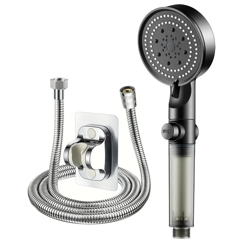 5-Mode High-Pressure Handheld Shower Head with PP Cotton Filter