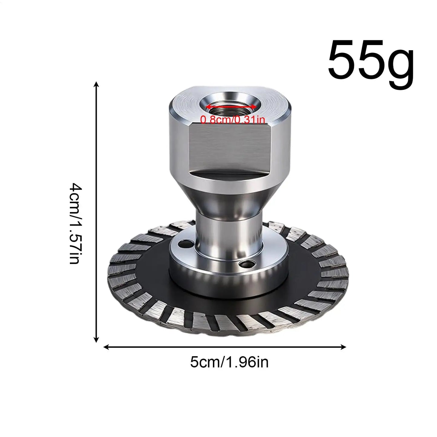 Cutting Wheels for Grinder 50mm Carving Polishing Tool M8 Threaded Hole Grinder Wheel for Stone Concrete Tile Granite Marble Peaceful Pleasures Health and Wellness