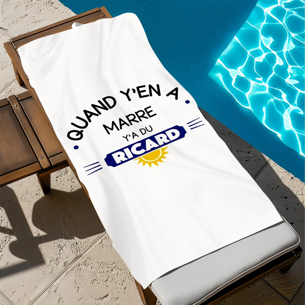 Quick-Dry Beach Towel | Soft Pool Towel for Travel, Gym & Camp