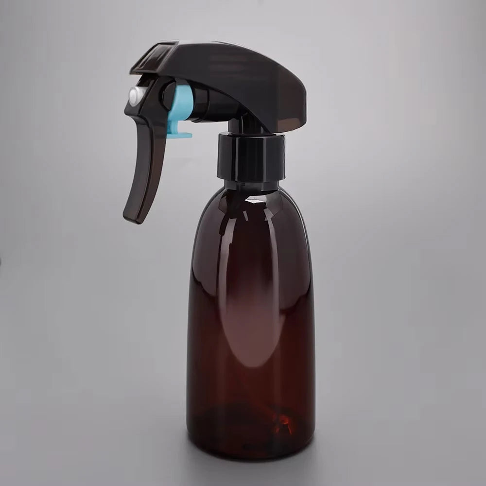 Salon Hairdressing Spray Bottle Plastic Refillable Fine Mist Water Sprayer With Ball Bearing Barbershop Home Water Can Tools Peaceful Pleasures Health and Wellness brown