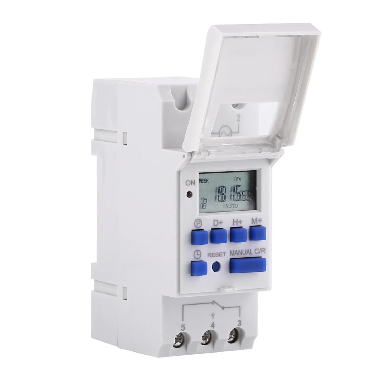 LCD Display Weekly Programmable Electronic Relay Time 16 OFF Timer