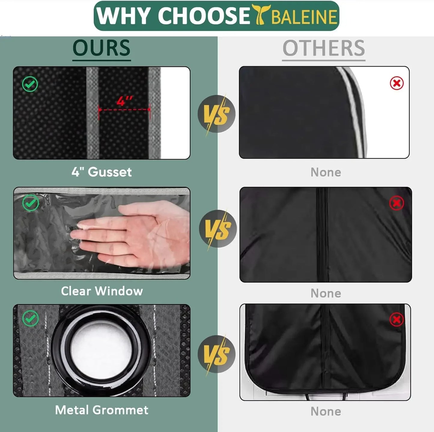 Heavy Duty Garment Bag with Shoe Storage, 43" Black Travel Essential for Dresses and Suits Peaceful Pleasures Health and Wellness