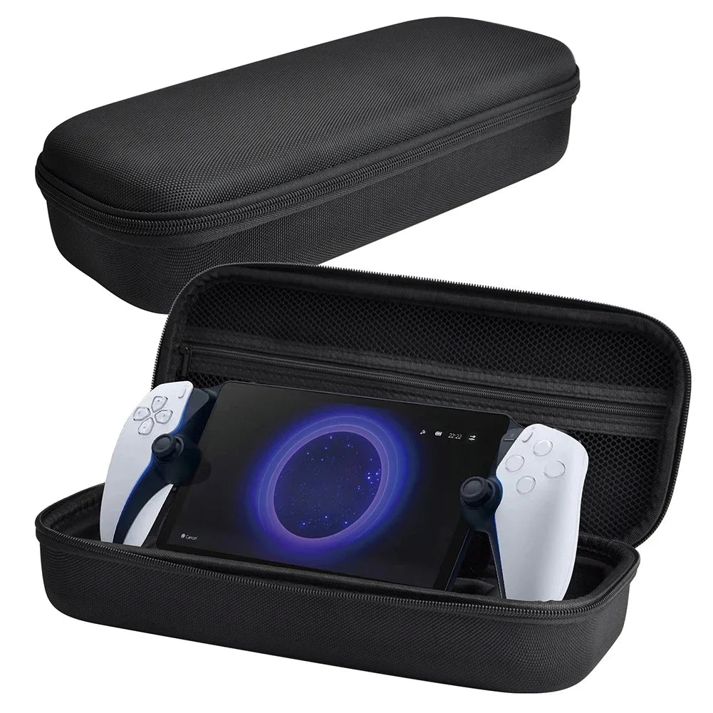 Bag For PS Portal Case Travel Carrying Case Handheld Game Console Protective Hard Bag For PlayStation 5 Portal Console Accessory Peaceful Pleasures Health and Wellness Bag Only