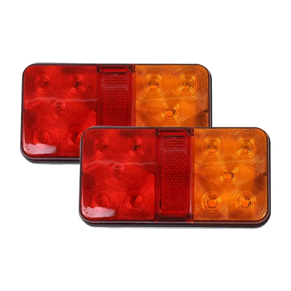 2Pcs 12V/24V/12-80V LED Truck Tail Lamp Taillight Turn Signal Indicator Stop Lamp Rear Brake Light For Car Truck Trailer Ca Peaceful Pleasures Health and Wellness