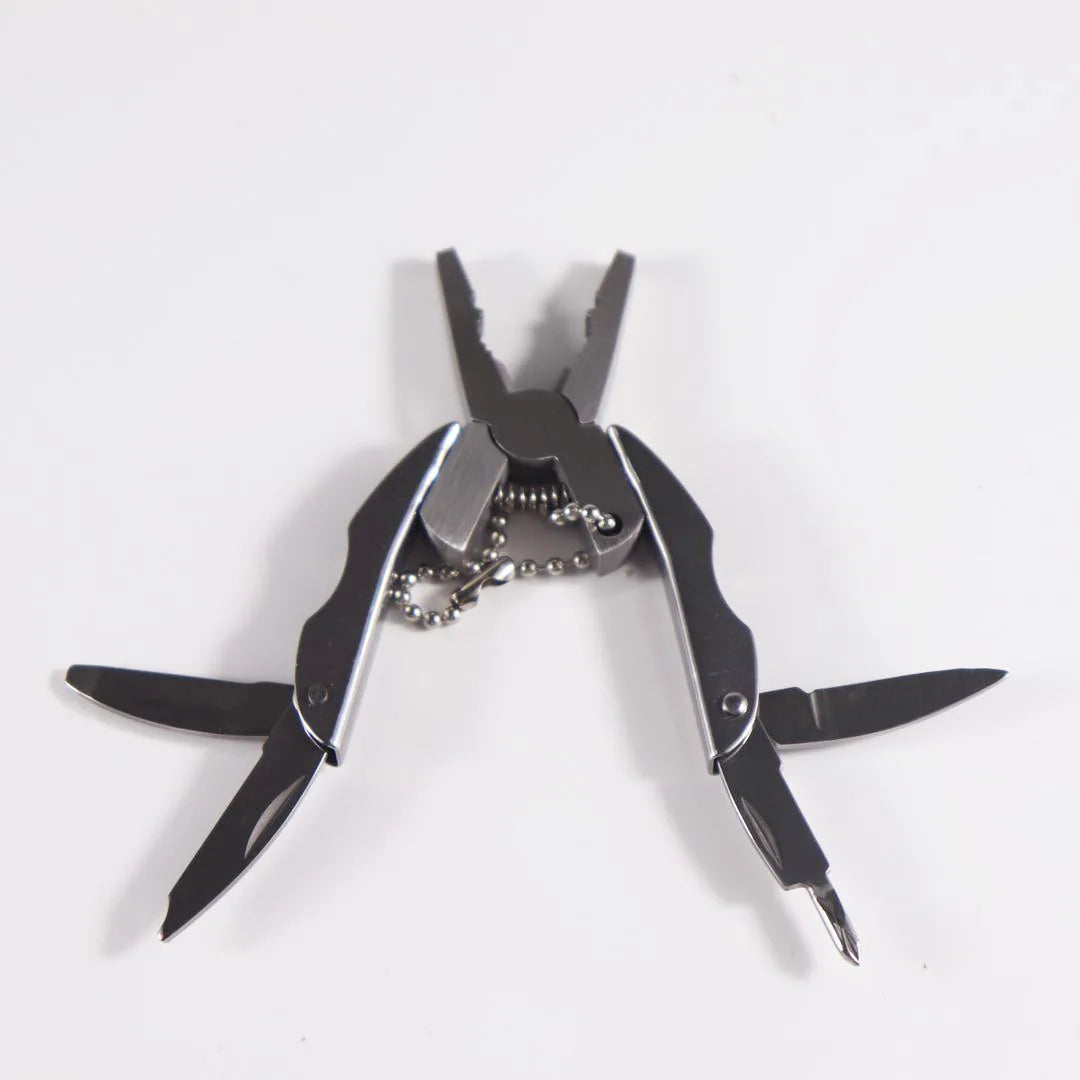 Mini Multi-functional Stainless Steel Pliers Turtle Back Pliers Folding Tools Pliers Are Versatile Folding Outdoor Tools Peaceful Pleasures Health and Wellness