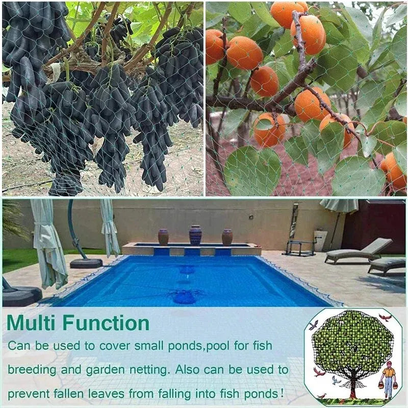 Green Garden Netting UV-Resistant PE Mesh – Birds & Deer