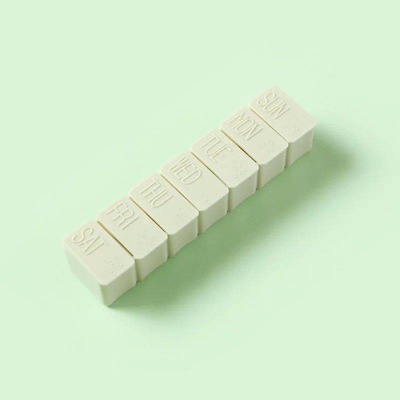 Weekly Pill Organizer – 7-Day Travel Tablet Dispenser Case