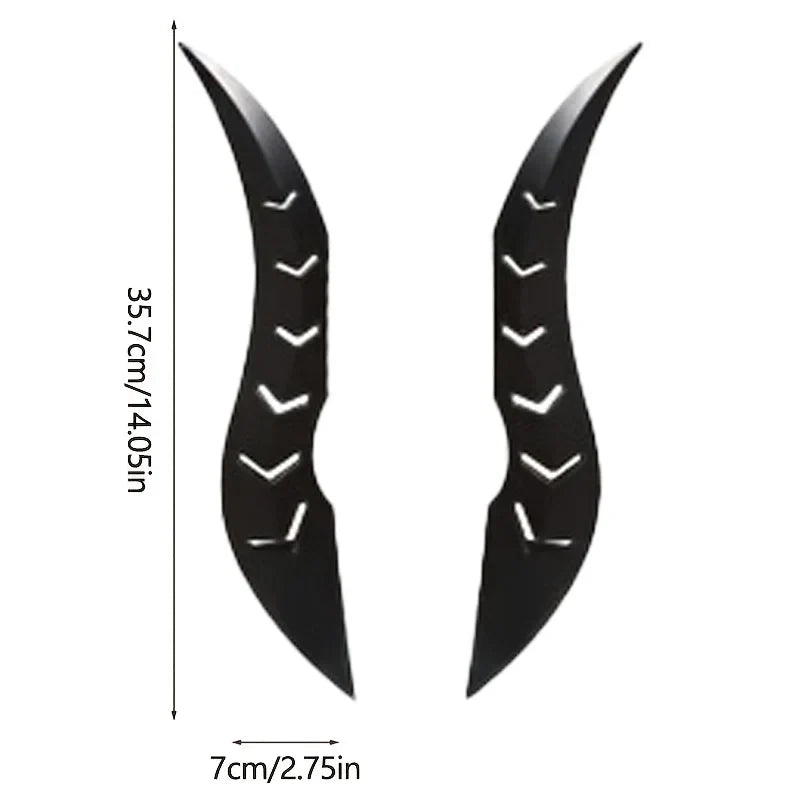3D Dragon Horn Car Roof Decal – No-Drill Universal Decor