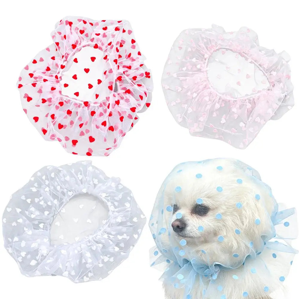 4-Pack Dog Mesh Head Cover – Breathable Anti-Scavenging Muzzle