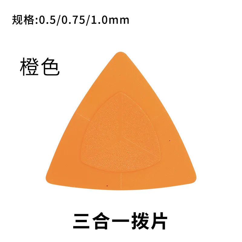 Guitar Triangle Pick ABS 3-in-1 Multifunctional Electric Multipurpose