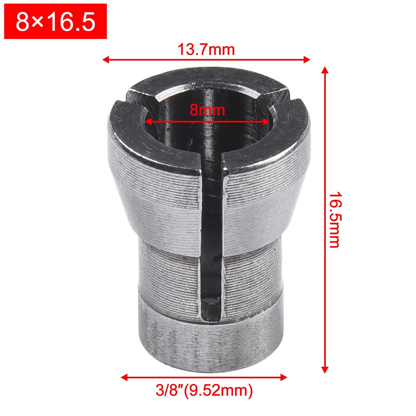 X16 Collet Chuck Adapter Engraving Trimming Machine Router Carpentry