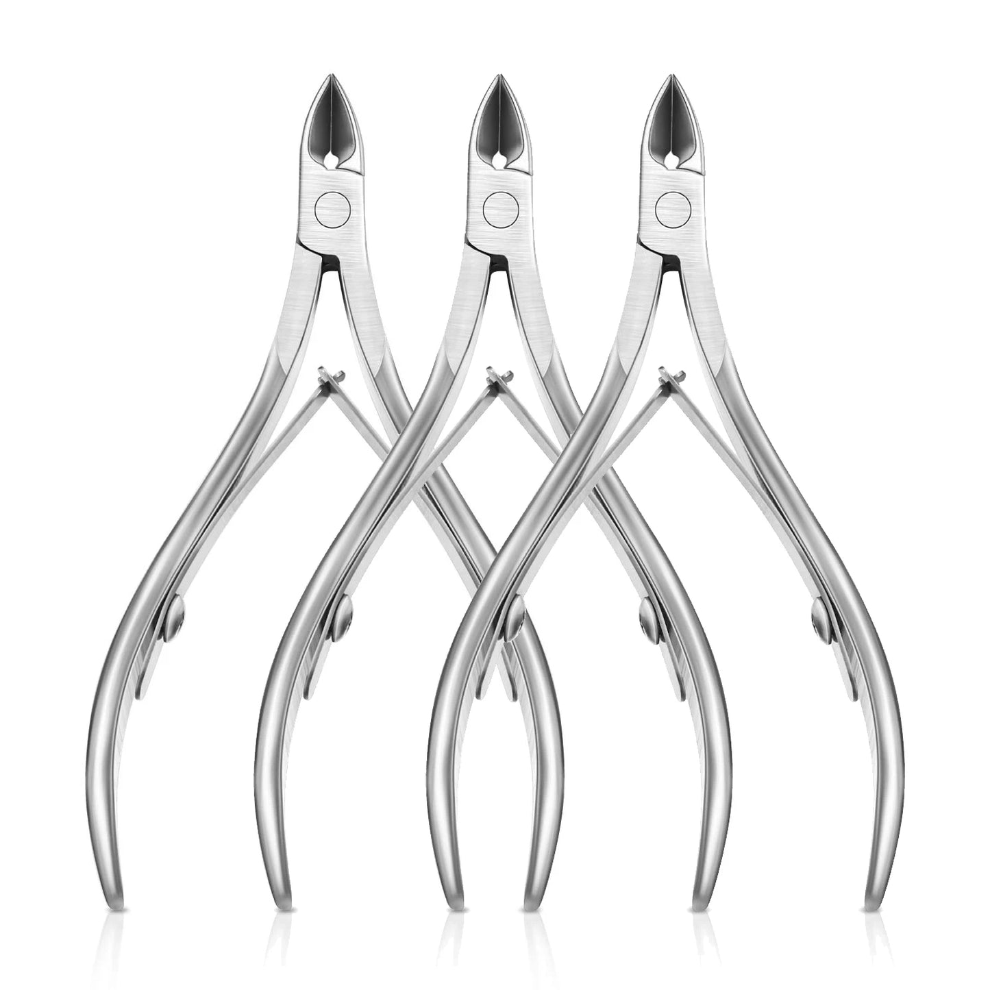 3 Packs stainless steel Cuticle Nippers Cuticle Trimmer,Professional Nail Care Tool For Manicure Pedicure And Nail Art Designs Peaceful Pleasures Health and Wellness 3pcs