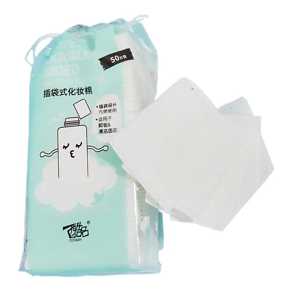 Disposable Makeup Remover Cotton Pads 50/100/222pcs Facial Cleaning Removal Cotton Wipes Soft Cosmetics Women Skin Care Tool Peaceful Pleasures Health and Wellness A 50pieces