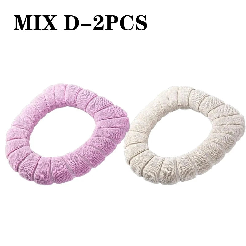 Plush Toilet Seat Cover Cushion – Warm Soft Pad 1/2/4 PCS